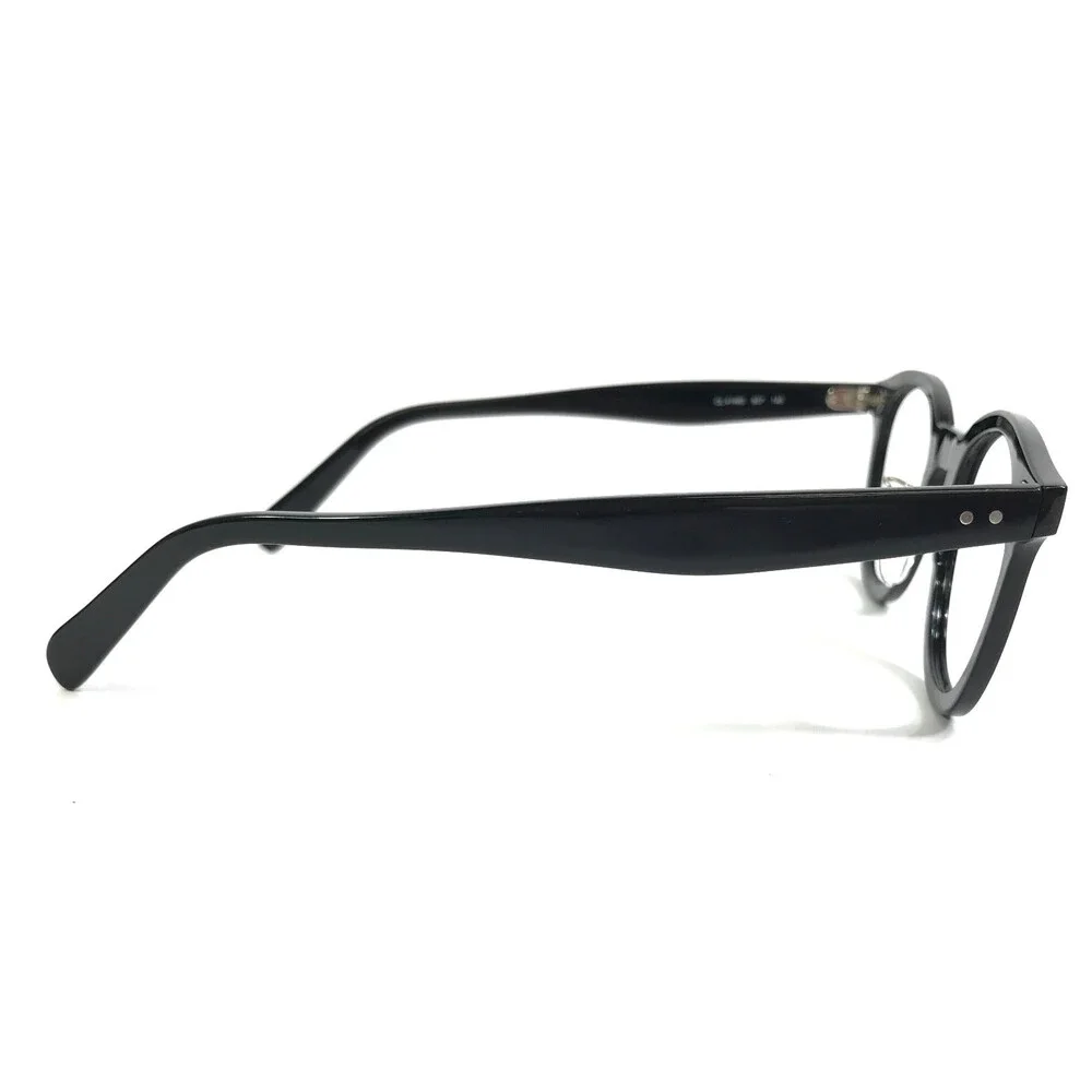 Celine Eyeglasses Frames CL41460 807 Shiny Black Round Full Rim 43-24-145